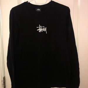 STUSSY long sleeve black long sleeve